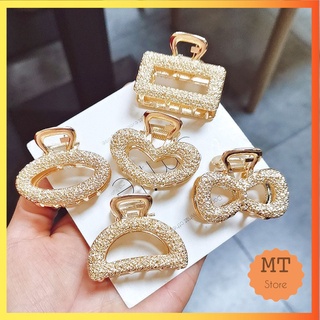 Kẹp tóc mạ vàng phong cách Hàn Quốc