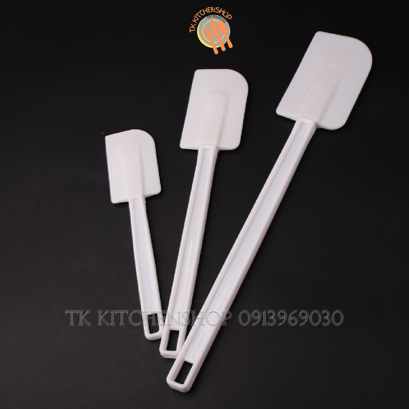 Dụng Cụ Làm Bánh – Vét Bột Silicon Chất Lượng Tốt – 3 kích thước/  Spatula phới trộn bột, phới dẹt silicon