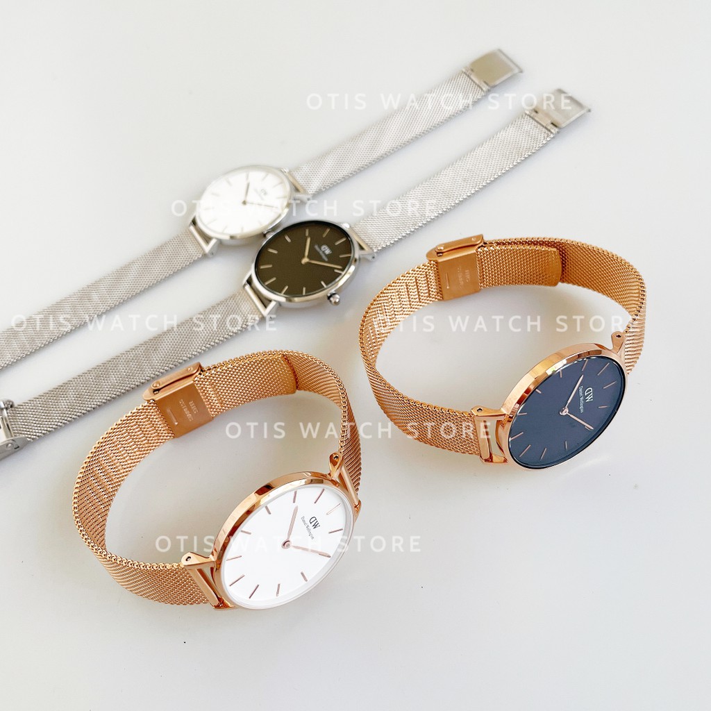 Đồng hồ nữ daniel wellington classic petite dây kim loại dw chính hãng fullbox check code