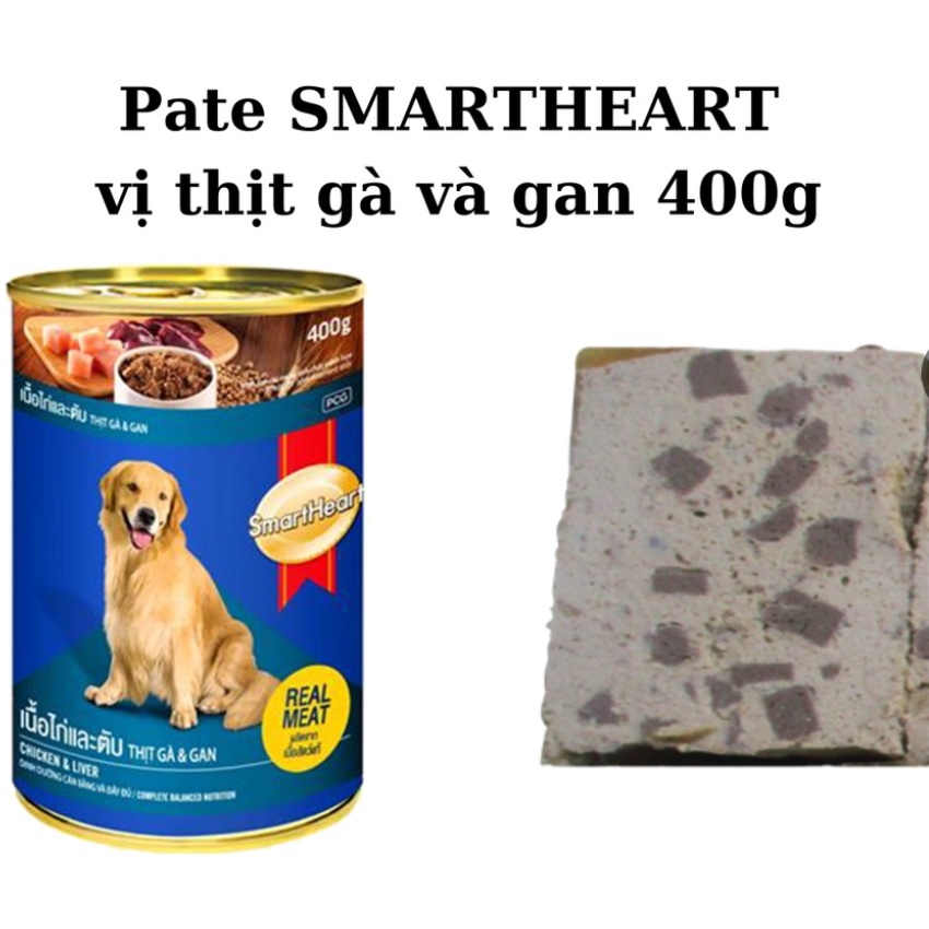 Pate SmartHeart Adult | Smart Heart Adult Chó Trưởng Thành Chó Lớn, lon 400g