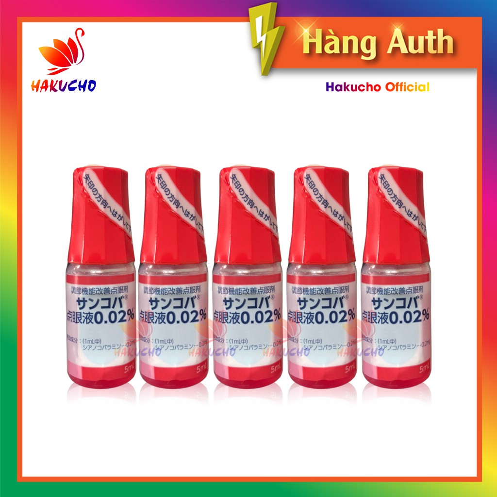 [Nội Địa Nhật] Thuốc nhỏ mắt Sancoba 0.02% 5ml Nhật Bản - Phục hồi giác mạc bị tổn thương