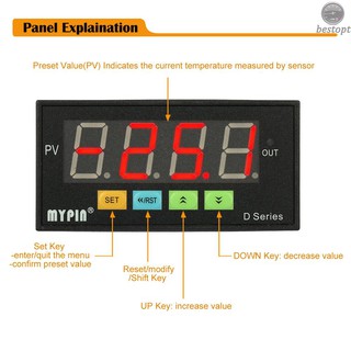 B&O Multi-functional Intelligent Digital Sensor Meter LED Display 0-75mV/4-20mA/0-10V Input