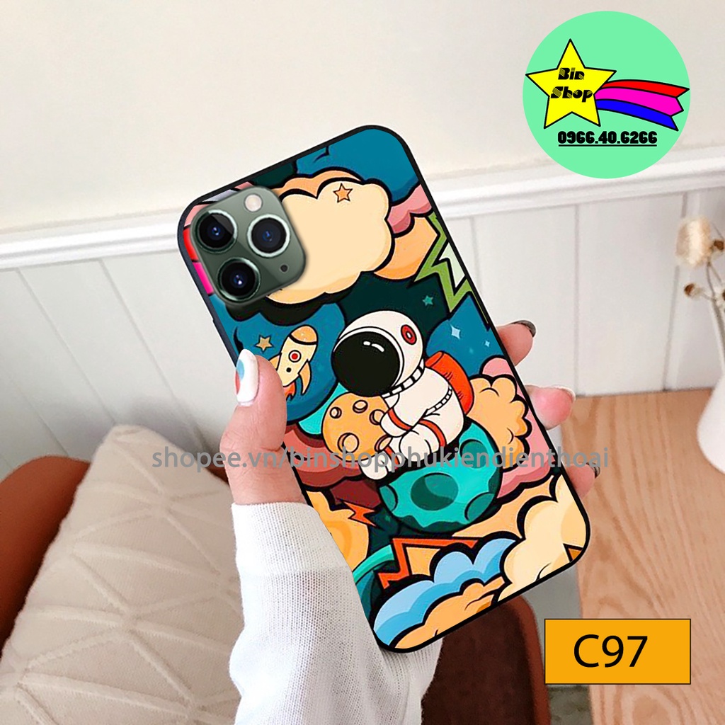 Ốp lưng điện thoại in hình Phi hành gia vũ trụ ngân hà cho Full dòng Iphone ( iphone 6 => iphone 13 pro max )