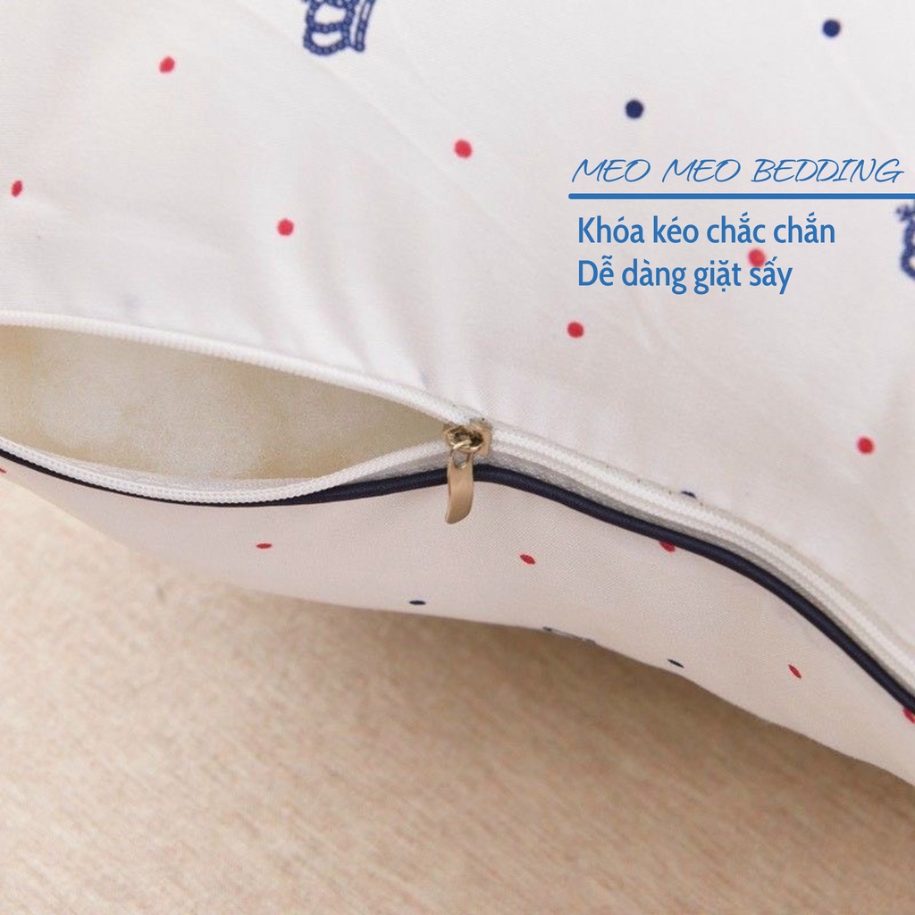 Ruột Gối Kháng Khuẩn Hilton Meo Meo Bedding Xuất Khẩu Cao Cấp - Kích Thước 50x70cm