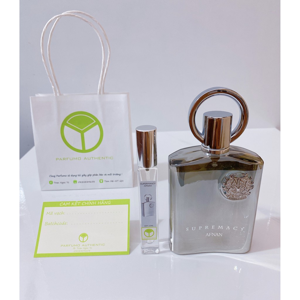 [ Cam Kết Chính Hãng ] Nước hoa Supremacy Silver Afnan 10ml 5ml 2ml | BigBuy360 - bigbuy360.vn