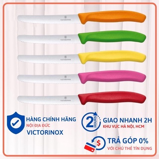 Dao gọt hoa quả VICTORINOX - Lưỡi răng cưa inox không gỉ - HÀNG THUỴ SỸ.