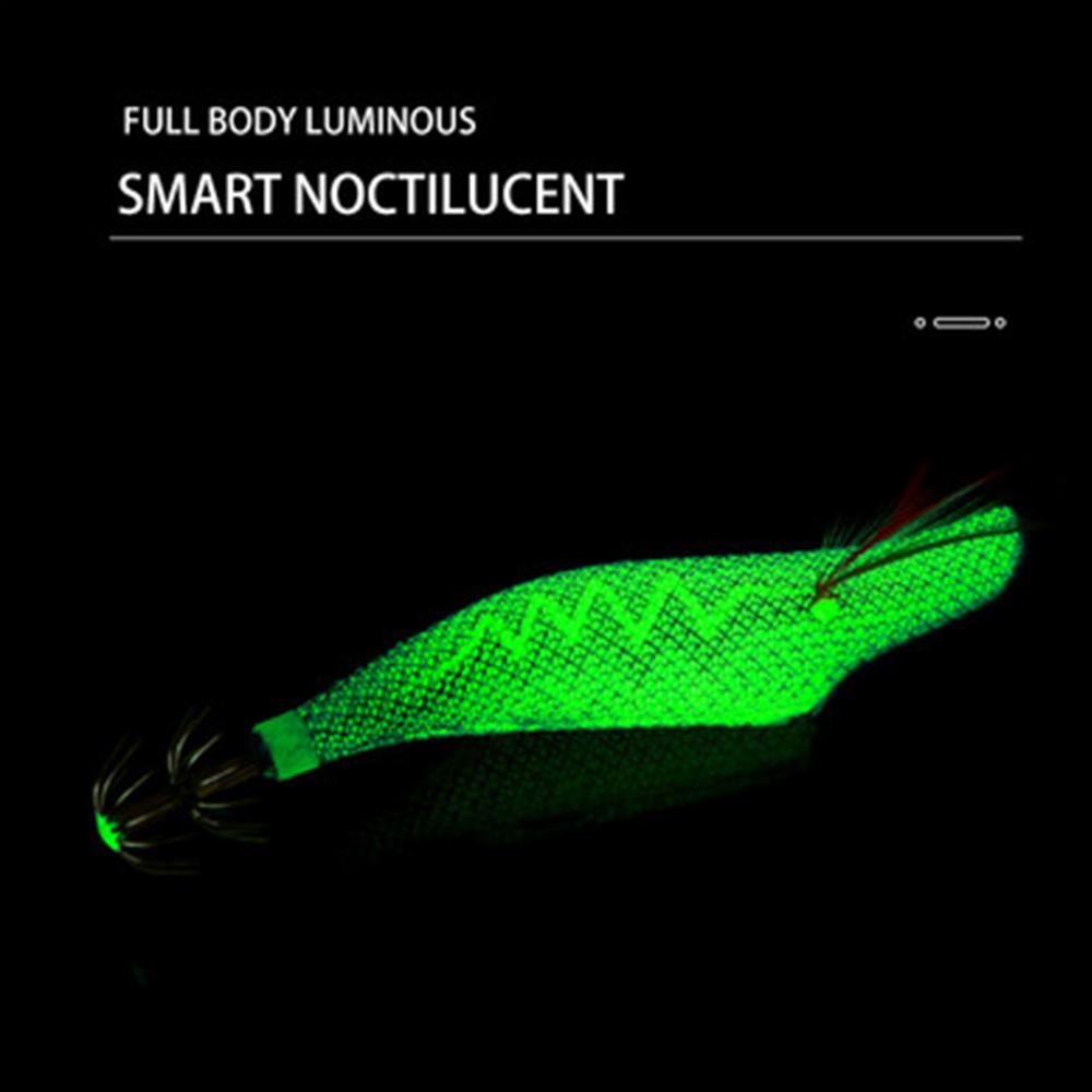 MUVAKO Mồi Câu Cá Giả Hình Con Tôm Bằng Gỗ Mềm Dạ Quang