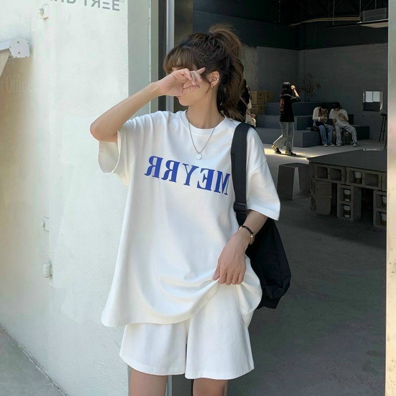 SET BỘ NỮ PHỐI HỌA TIẾT ĐƠN GIẢN FOM RỘNG