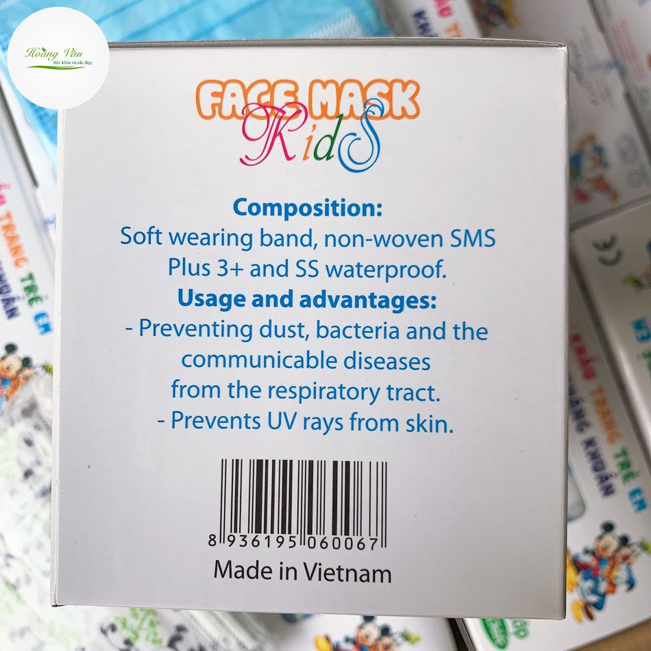 Khẩu trang trẻ em kháng khuẩn FAMAPRO - Hộp 50 cái | BigBuy360 - bigbuy360.vn