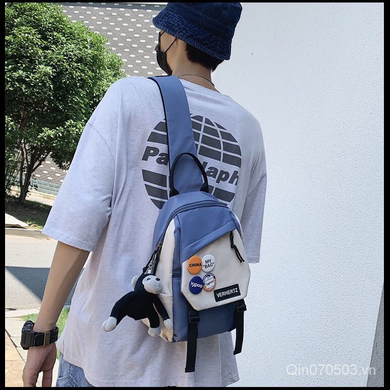 Túi đeo chéo ngực thời trang phong cách Nhật Bản cho nam | BigBuy360 - bigbuy360.vn