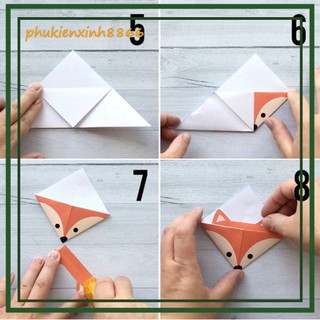 Giấy Gấp Origami, Giấy gấp đánh dấu trang A4