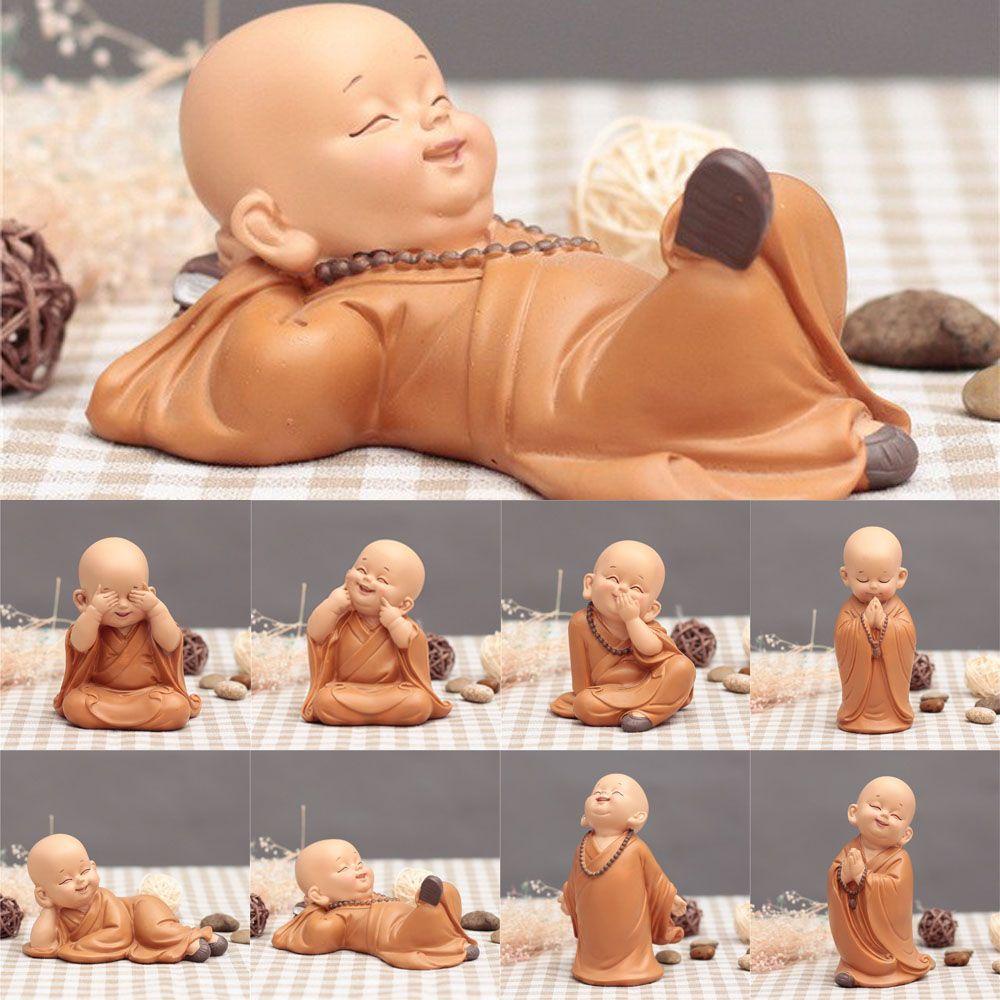 Tượng Chú Tiểu Nhỏ Nhắn Dễ Thương Sáng Tạo