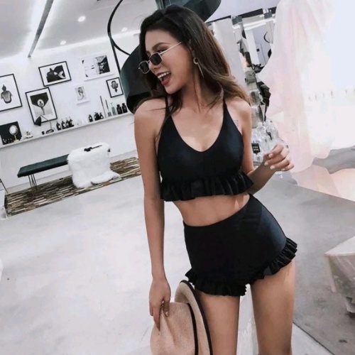 Bikini nữ 2 mảnh yếm bèo KONKUN MS63