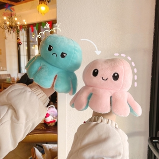 Bạch tuộc nhồi bông cảm xúc 20cm độc đáo vui nhộn cho trẻ nhỏ có lộn hai mặt Đồ Chơi pop it tiktok bong bóng giải tỏa căng thẳng độc đáo sáng tạo Push Pop Fidget Toy quà tặng