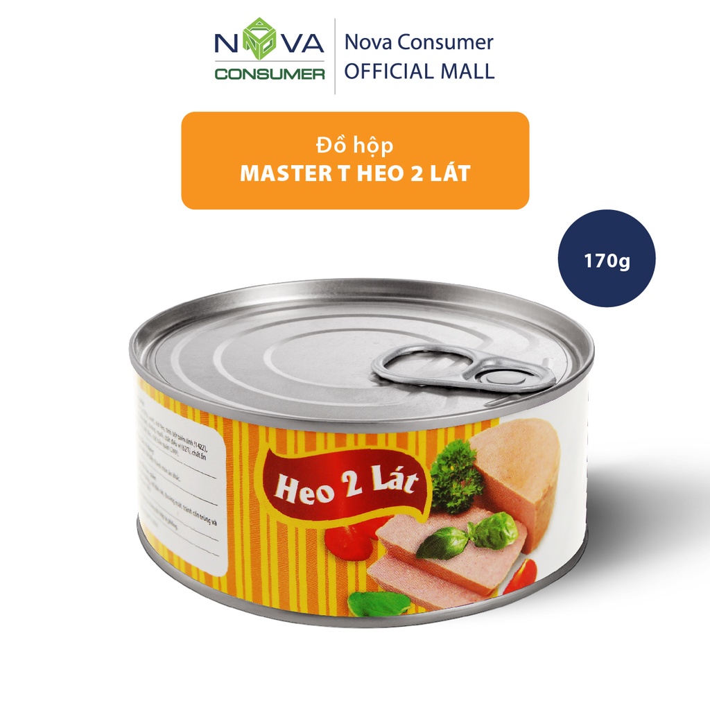 Đồ hộp Master T Heo 2 Lát 170g