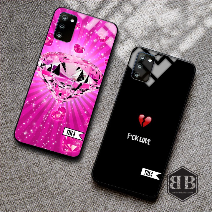 Ốp lưng kính cường lực Samsung Galaxy A02s in hình theo yêu cầu