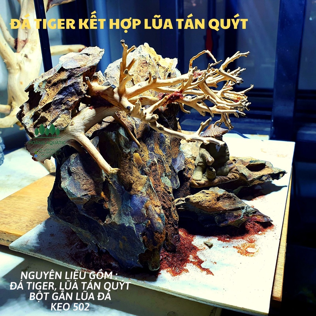 Đá TIGER Hàng Đẹp Setup Hồ Cá Thuỷ Sinh - Trang Trí Bể Cá