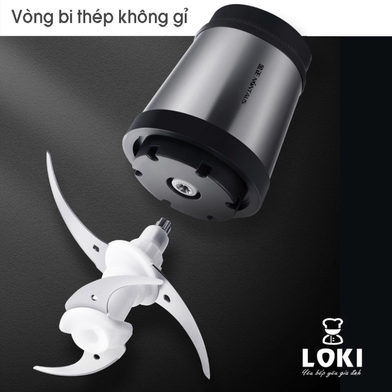 Máy xay thịt Kitchen Expert dung tích 2L cối Inox cho gia đình, sản phẩm chất lượng có bảo hành