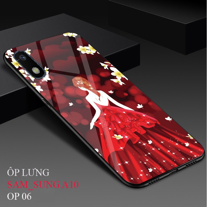 NỮ TỬ VÁY ĐỎ_ ỐP LƯNG MẶT KÍNH SAMSUNG A1O