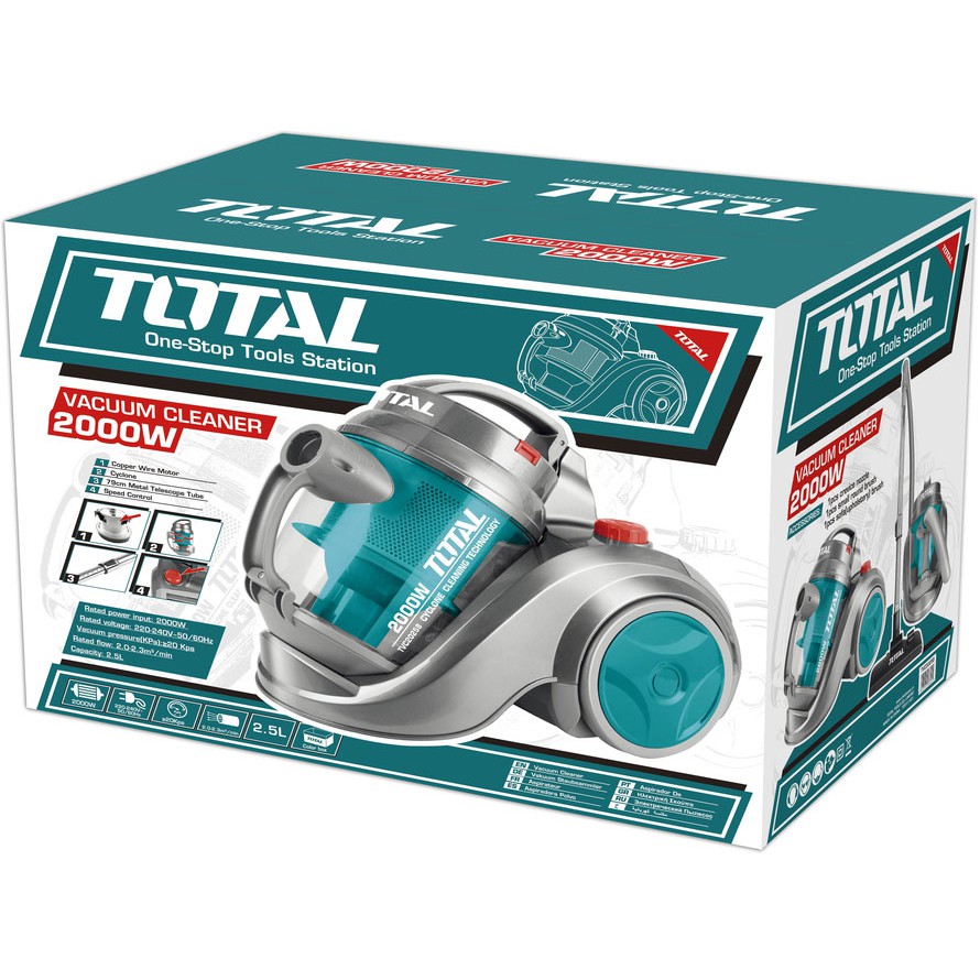 2.5L-2000W MÁY HÚT BỤI CẦM TAY TOTAL TVC20258