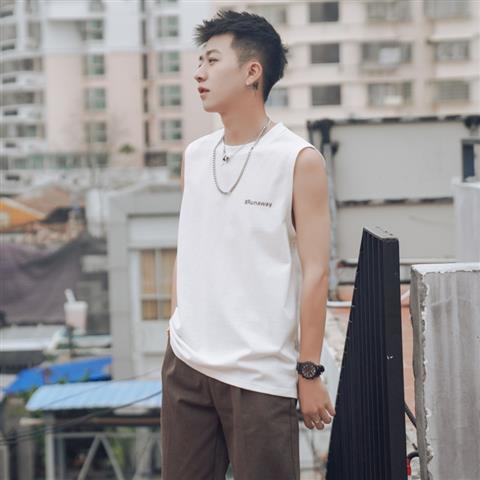 Áo thun sát nách dáng rộng thời trang Hàn Quốc năng động dành cho nam