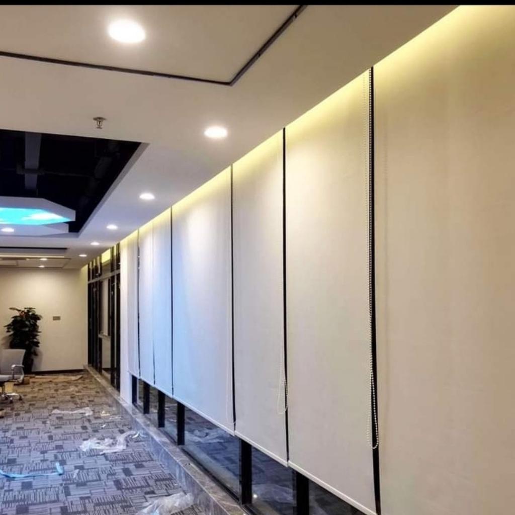 Rèm cuốn trơn che chắn cửa sổ, cản sáng 100%, chống nóng hiệu quả, thương hiệu HAKA | Đặt hàng theo kích thước