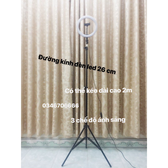 [Freeship toàn quốc từ 50k] Giá Tripod đèn LED live stream D666 ♥️