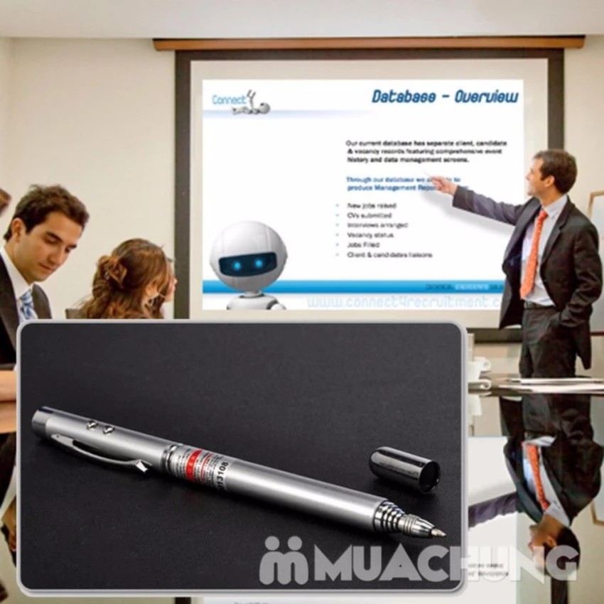 Bút Thuyết Trình Đa Năng 4 Trong 1