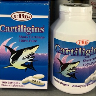  Viên sụn cá mập UBB Cartiligins - Chai 100 viên