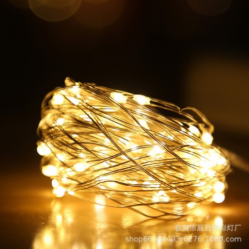 Dây đèn led trang trí fairylight đom đóm có sẵn pin dài 5m điện 5V USB