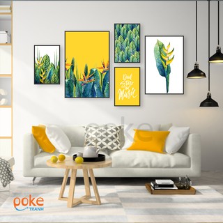 Tranh canvas- bộ tranh don't stop the music