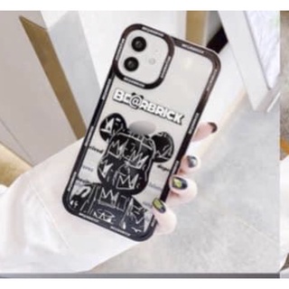 Ốp gấu bearbrick dẻo trong suốt dành cho iphone