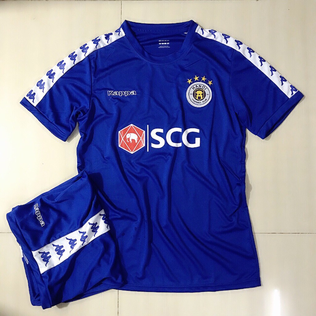 Áo Bóng Đá Thể Thao Đá Banh CLB HÀ NỘI Nhiều Màu Chất Thun Thái Cao Cấp - Phút Bù Giờ Sport