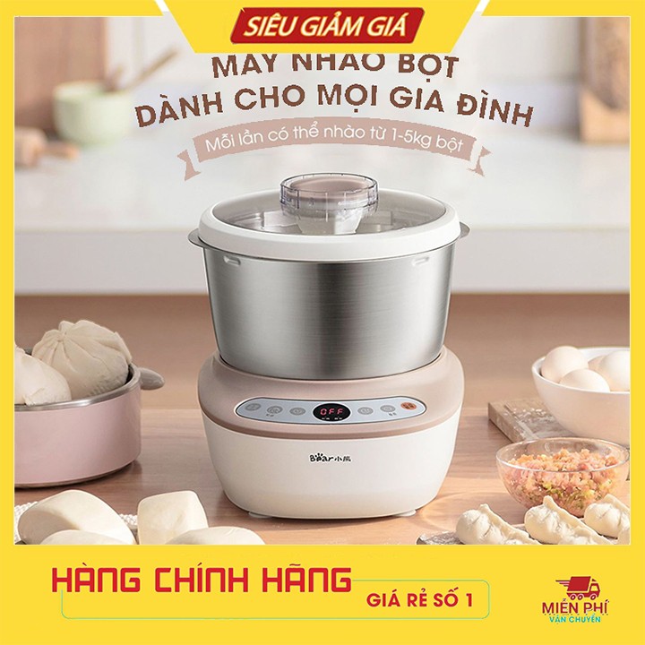 Máy trộn bột tự động Chính hãng Bear HMJ-A50B1 (5L)