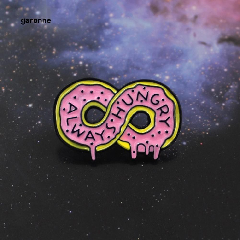 Ghim cài áo hình bánh donut thời trang cho nam nữ