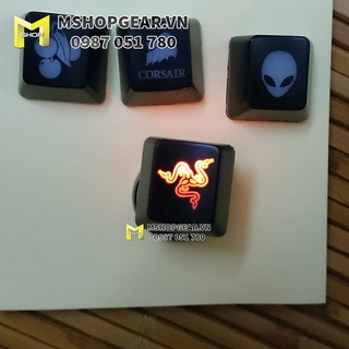 Keycap ABS xuyên led logo các Gaming Gear logo (Dota2, Razer, Corsair, Alienware, Cherry, NIP CS:GO, NAVI (CS:GO)...)