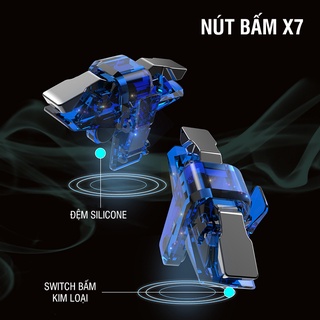 Nút bắn pubg x7 | bộ nút bấm cơ chơi pubg, free fire, ros
