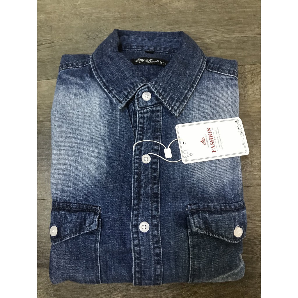 [SIZE ĐẾN 5XL] ÁO SƠ MI JEAN CHẤT MỀM CỰC ĐẸP