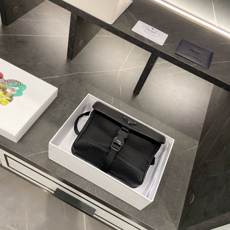 túi xách đeo chéo nam chất liệu chống thấm nước cao cấp Prada