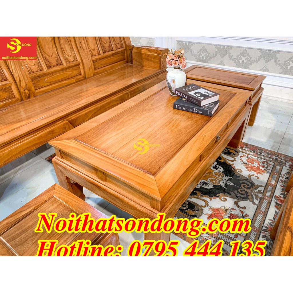 Bộ bàn ghế kim tượng trấn quốc gỗ gõ đỏ 6 món – BBG092