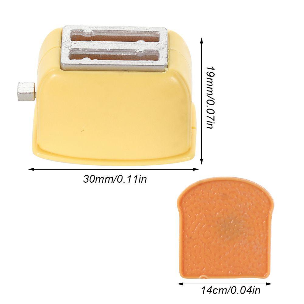 BEBETTERM Mô Hình Bánh Mì Sandwich Bằng Nhựa Tỉ Lệ 1: 12 Trang Trí Nhà Búp Bê