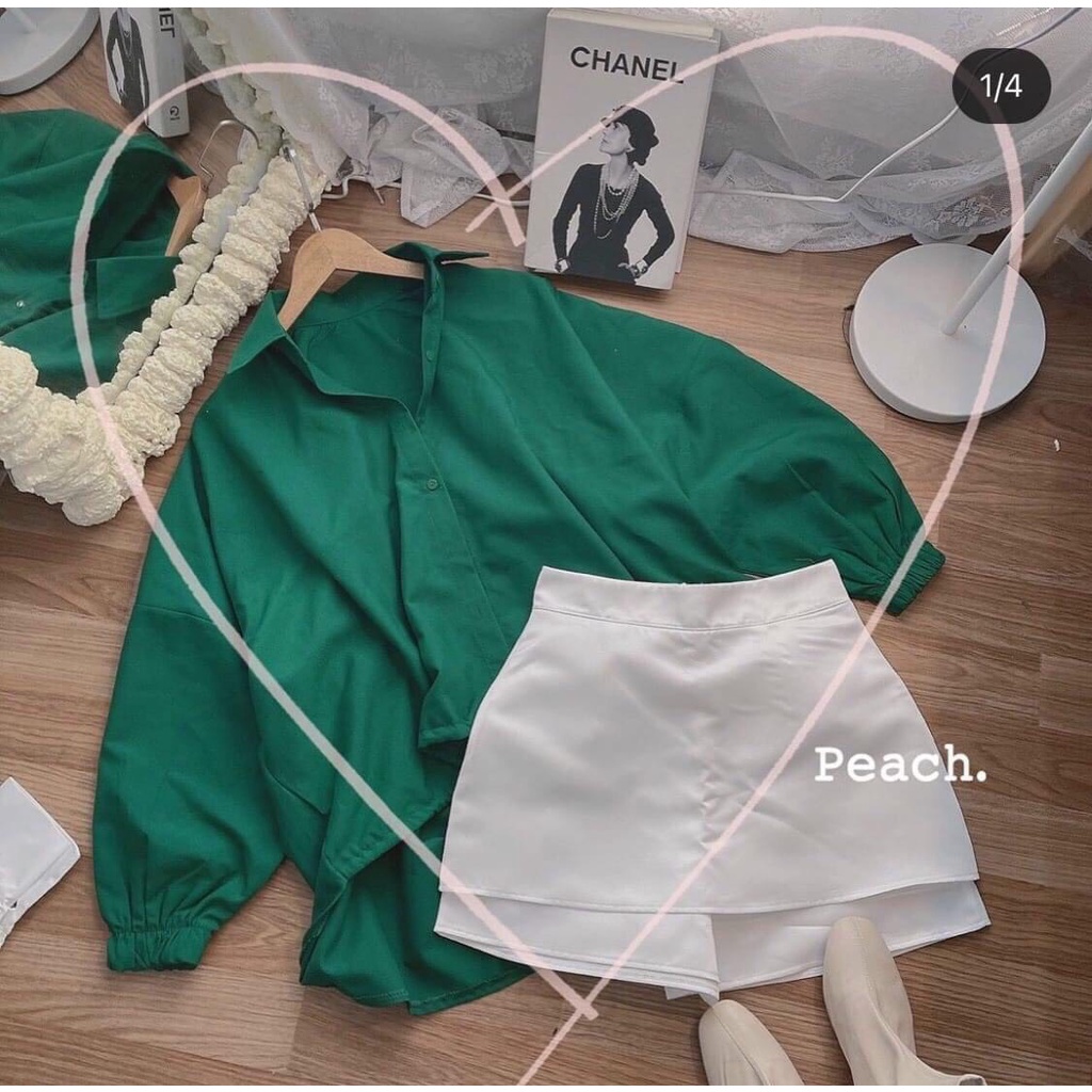 Set Sơ Nữ Form Rộng Hàn Quốc Kèm Quần Kaki Bộ Đùi Tay Lỡ  Dày Mịn Thoáng Mát Thiết Kế  Kiểu Dáng Năng Động Trẻ Trung