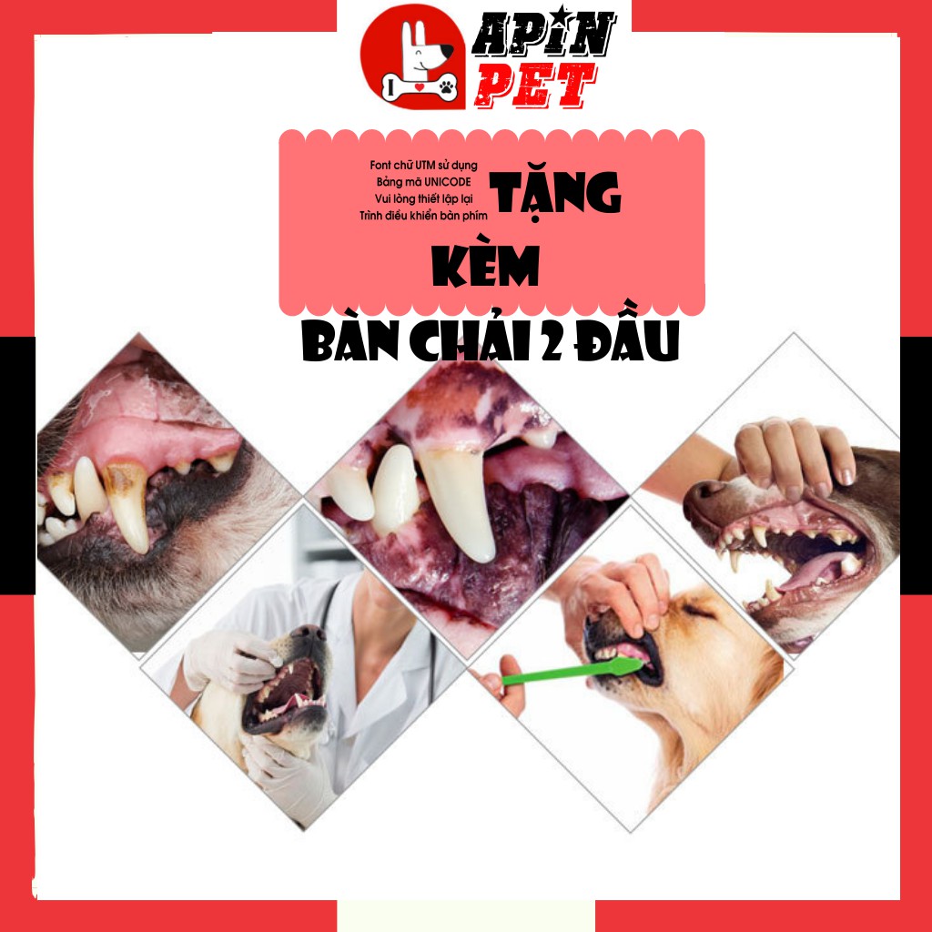 Kem Đánh Răng Cho Chó Vị Bò Hương Vani 75g
