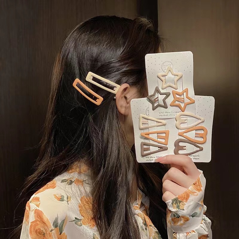 Bộ 3 Kẹp Tóc Màu Gradient Thời Trang Hàn Quốc