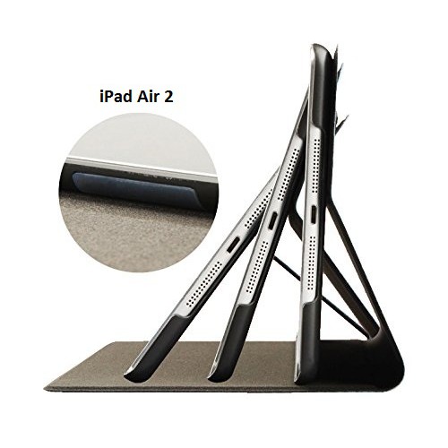 Bao da iPad Air 2 Vân Gỗ (Xanh đen).Bao da mới siêu hot năm 2017
