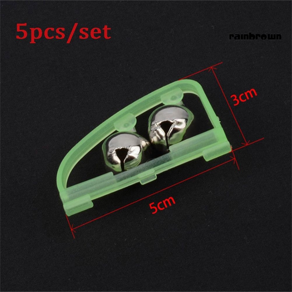 5 Chuông Báo Cá Cắn Câu Dạ Quang 2 Chuông