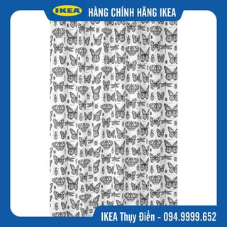Rèm phòng tắm hình bướm IKEA