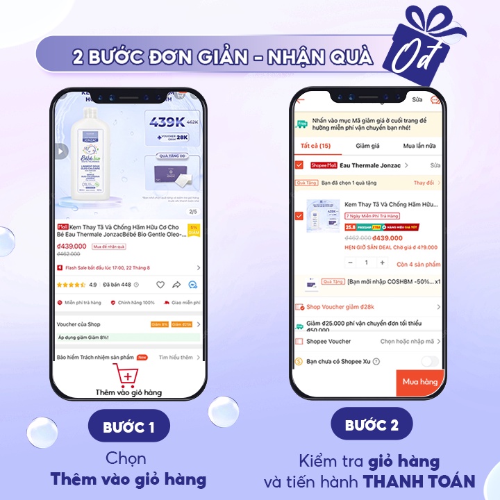 Kem Dưỡng Cica Hữu Cơ Phục Hồi Và Làm Dịu Da Eau Thermale Jonzac 40ml -100ml