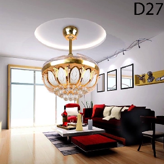 Quạt đèn trần DD27 - quạt trần, đèn ốp trần. quạt đèn trần phòng khách ,quạt đèn trần phòng ngủ