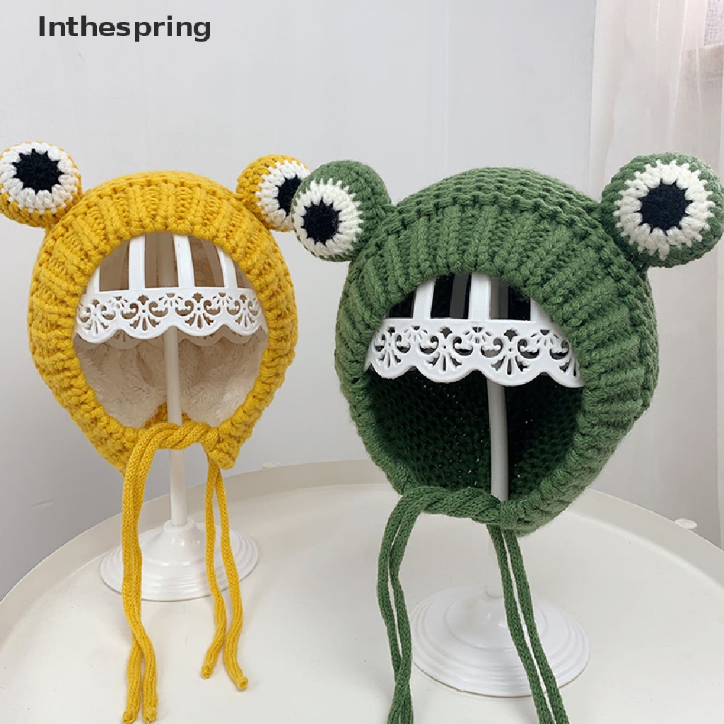 Mũ beanie Hình Ếch Hoạt Hình Cho Bé